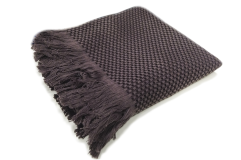 Плед-покрывало 165х240 L'appartement Fresno шоколадный