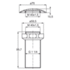 Донный клапан Ideal Standard A3489AA