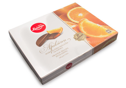 Апельсиновые дольки в шоколадной глазури, 190г