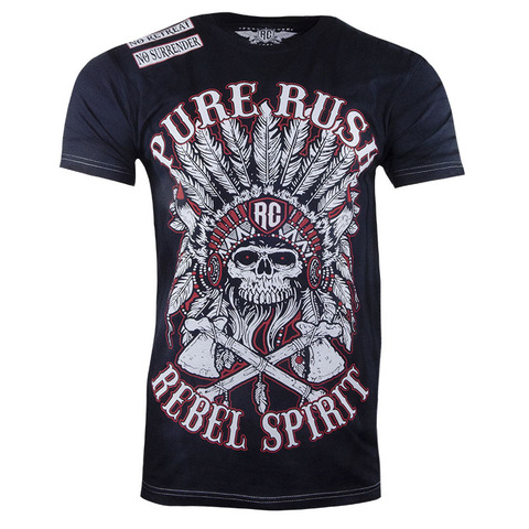 Футболка REBEL SPIRIT VINTAGE Rush Couture. Made in USA