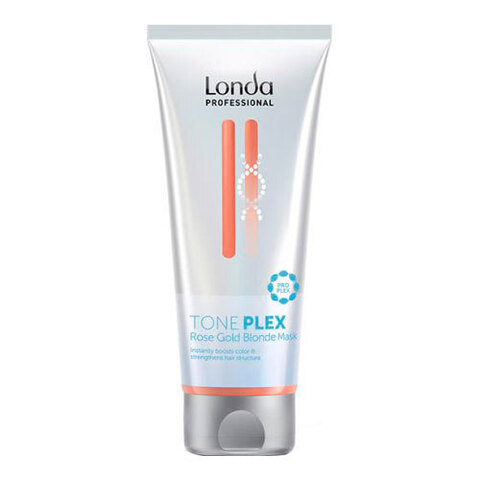 Londa Professional Toneplex Rose Gold Blonde Mask - Восстанавливающая маска для теплых оттенков блонд (золотисто-розовый)