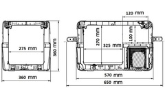 Компрессорный автохолодильник Alpicool C30 (12V/24V, 220V опционально, 30л)