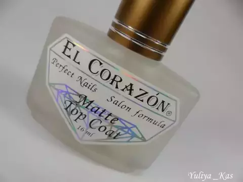 El Corazon Perfect Nails №430 Матовое топовое покрытие 