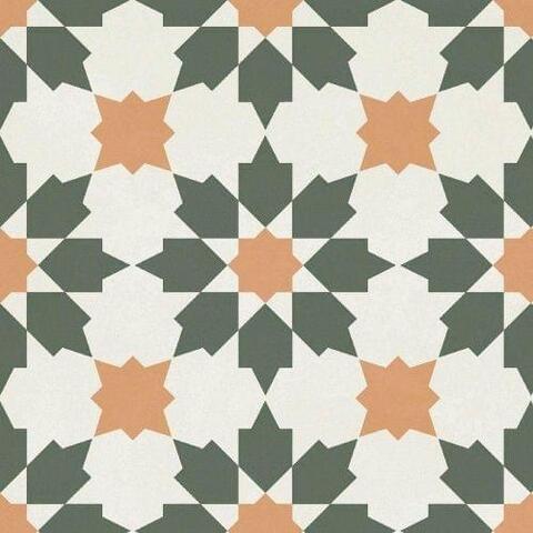 Ennface Pattern Maraya Green 20x20