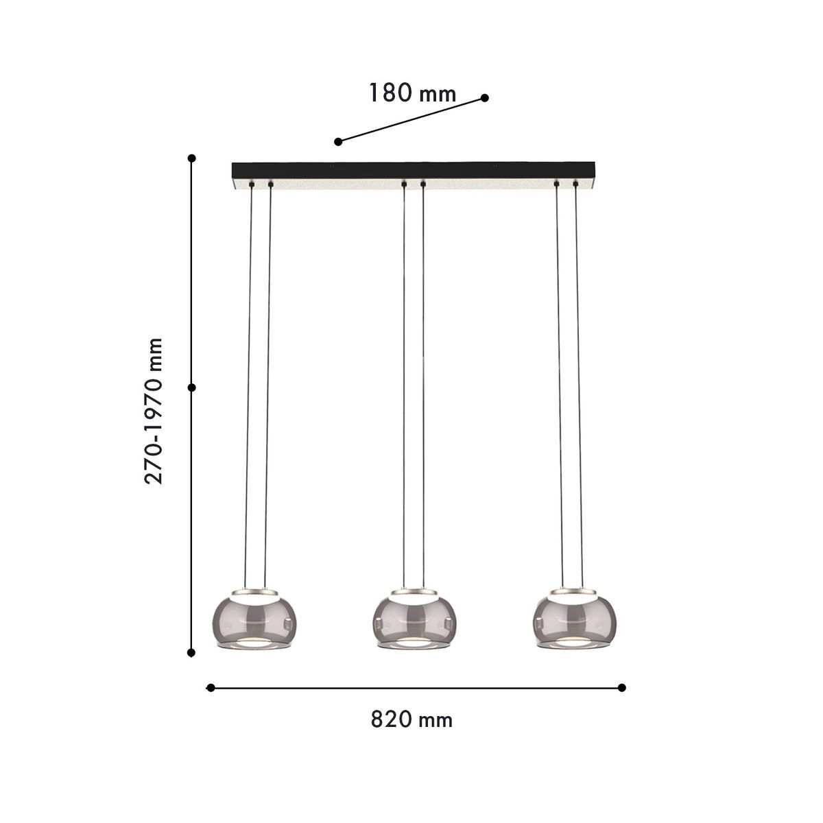 Подвесной светодиодный светильник Favourite Trendig 4376-3P