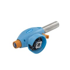 73-0-011 Горелка газовая на баллон, сопло 20 х 60 мм, пьезоподжиг, расход 80 г/ч, работа 360°, ABS (РемоКолор)