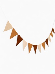 Гирлянда-флажки из фетра, «Зайка», 12 флажков (17*16 см*1,6 м)