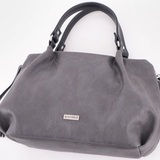 Сумка Саломея 607 македония серый + черный