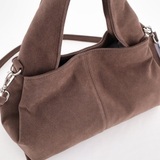 Сумка Саломея 2020 эко-замша шоколад