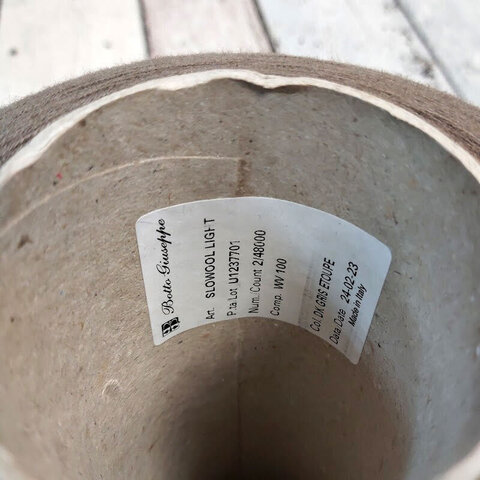 Меринос гребенной BOTTO GIUSEPPE SLOWOOL LIGHT 2/48 темный тауп