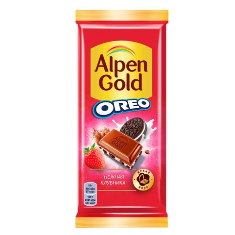 Alpen Gold орео Нежная клубника 85гр