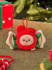 Брелок BT21 - COOKY mini minini ORNAMENT PLUSH KEYRING PETITE HOLIDAY