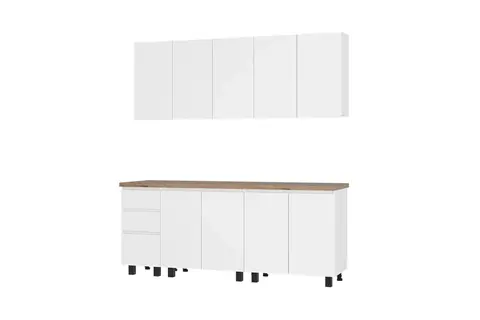 Кухня Честер 2.0 м белая