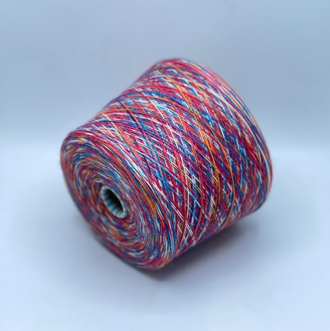 Бобинная пряжа, Calzeteria, 400м. 75% Меринос, 25% Полиамид,Вечерний закат, 37579