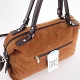 Сумка Саломея 110 эко-замша миндаль