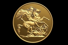 Силиконовый молд № 2286 медальон Георгий Победоносец