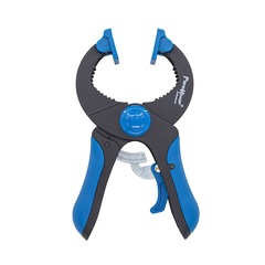 Струбцина клещеобразная пластик. корп., рычажный храповый механизм, 8"/200, 44-2-020