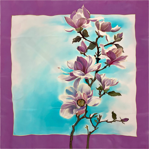 Шелковый платок батик 