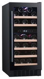 Винный шкаф Temptech Prestige PRESQ38DB двухзонный черный