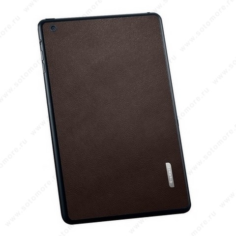Наклейка SGP для iPad mini 3/ 2/ 1 - SGP Skin Guard Leather Brown SGP10069