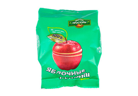 Яблочные колечки Сибирские Просторы, 30г