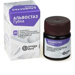 Альвостаз губка №1(Йодоформ), НФК Омега