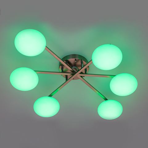 Потолочная светодиодная люстра Citilux ATMAN SMART CL226A161 LED RGB