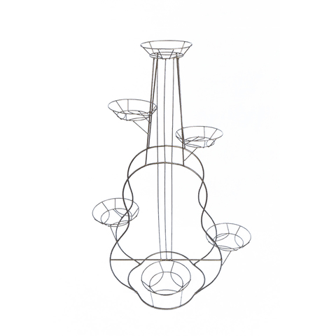 Подставка для цветов напольная Гитара на 6 горшков