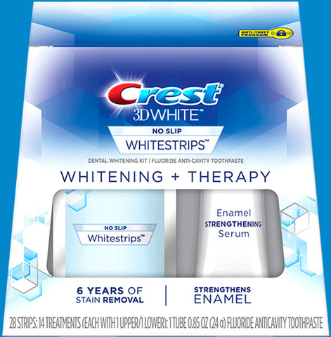 Отбеливающие полоски Crest 3D White Whitening + Therapy