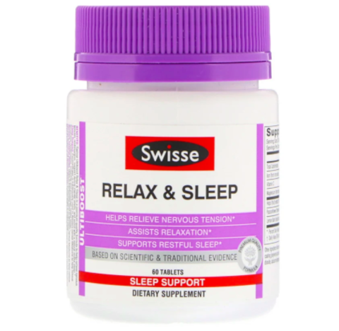 Swisse, Ultiboost, для спокойствия и крепкого сна, 60 таблеток  (HALAL)