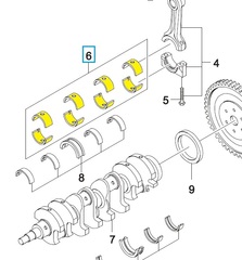 ВКЛАДЫШИ ШАТУННЫЕ 0,25 LANOS, NEXIA, CHANCE 1.5, LACETTI; AVEO, CRUZE ДВИГАТЕЛЬ D3 KING