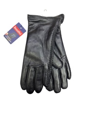 Перчатки. Женские. Материал верха: Кожаные. Подклад: Плюш-флис.В упаковке 5 шт.