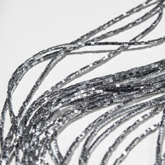 Гематин (гематит), оттенок "Родий", кубик 1,4мм