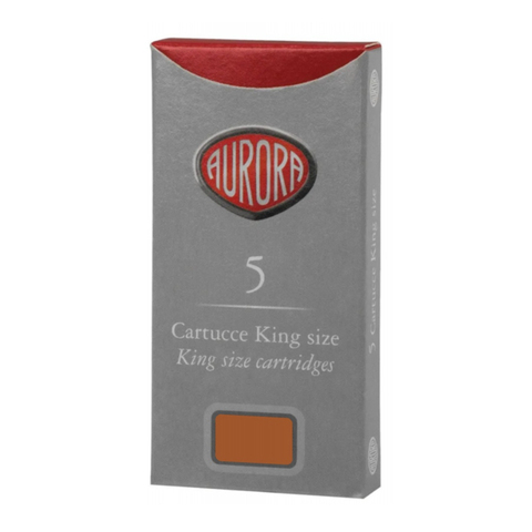 Картридж с чернилами для перьевой ручки Aurora orange, упаковка из 5 шт.