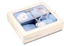 Набор одежды для детей FIMBABY 200077 от 0 до 6 мес. 7 предметов (р.68 розовый цвет)