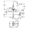 Смеситель для раковины Grohe  21107IG0