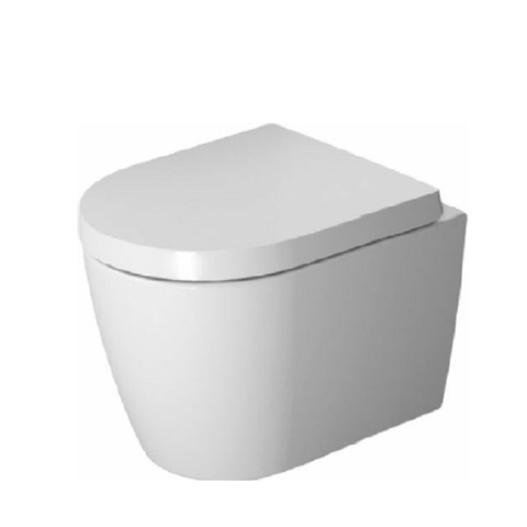 Duravit ME by Starck Комплект: унитаз подвесной Compact Rimless, 370x480 мм 253009 + сиденье с микролифтом: 002019 цвет: белый 45300900A1 (253009+002019)