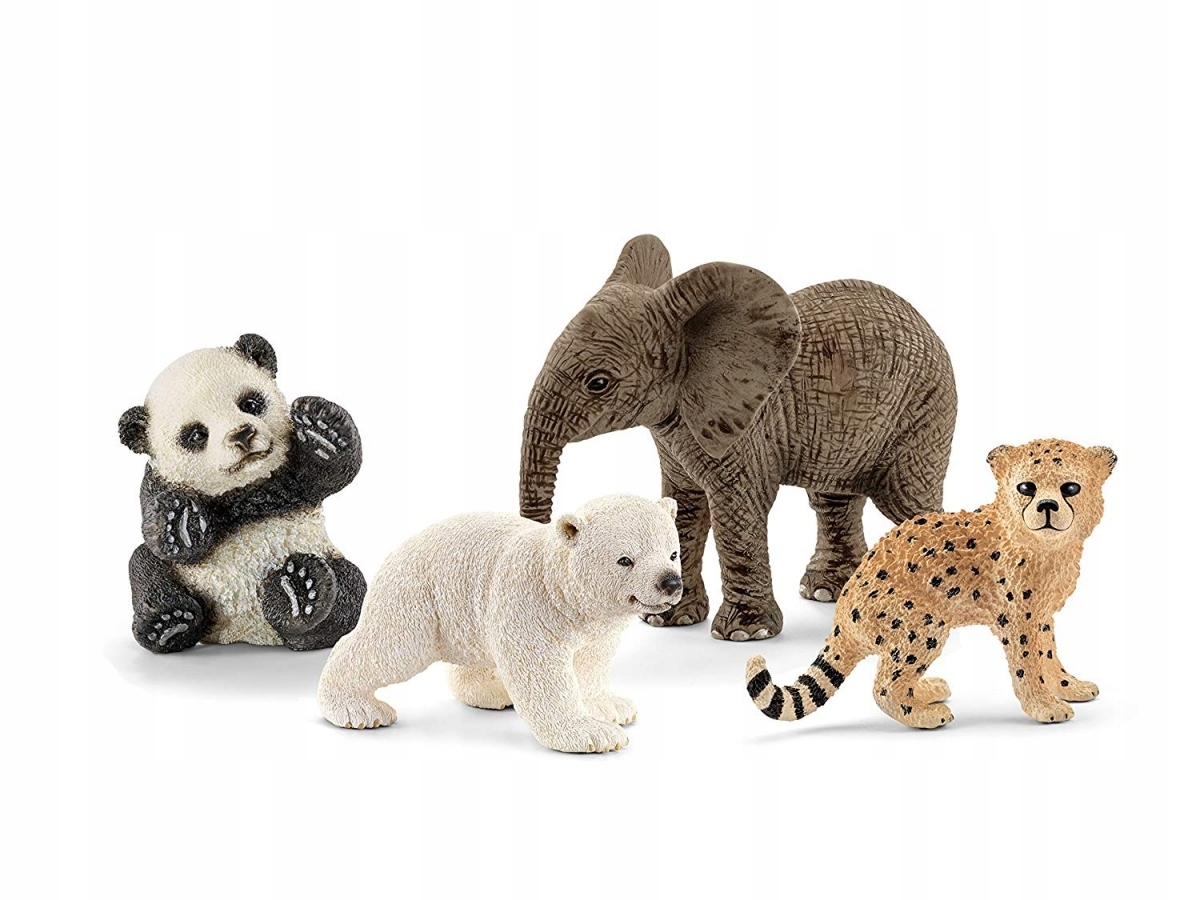 Фигурки Schleich Зоопарк Маленьких Диких Животных Панда Слон Медведь  Леопард 14794/животные/дикая природа/ игрушки для детей/Африка купить в  Москве | Доставка по России.