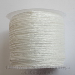 Нейлоновый шнур 1 мм (цвет - белый) 35 м