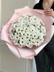 Моно букет из кустовой хризантемы