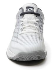 Теннисные кроссовки Lotto Mirage 100 Clay - all white/asphalt/silver metal 2