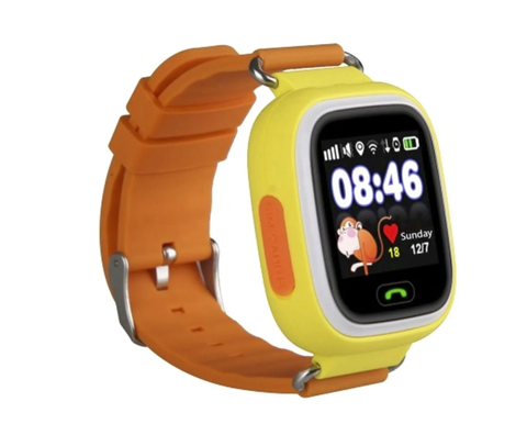 Умные часы для детей Smart Watch Q80 c GPS (orange) оранжевые