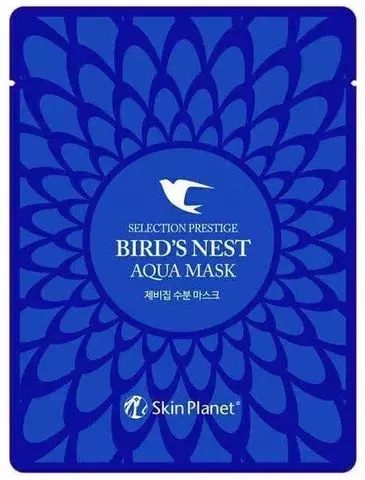 Mijin Skin Planet Маска для лица тканевая с экстрактом ласточкиного гнезда Skin Planet Bird Nest Aqua Mask