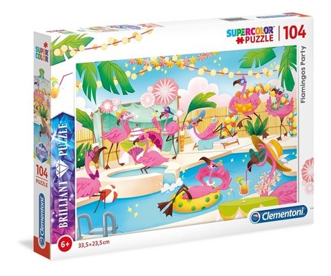 Puzzle PZL 104 BRILLIANT FLAMINGOS