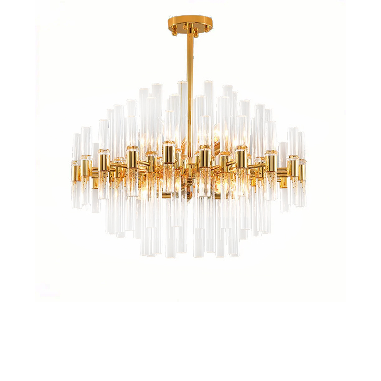 💡 Купить Потолочная дизайнерская люстра Crystal Pillars by Ligth Room в ...