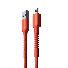 Кабель для зарядки BY XXL, Micro USB, 2 м, QC3.0, красный