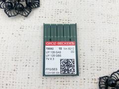 Иглы промышленные, для плоскошовных машин, 80/12 UY 128 GAS FFG/SES, 10 игл