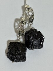 Эверест ( серьги из серебра)