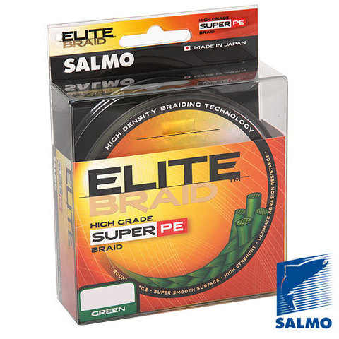 Плетеный шнур SALMO Elite braid 125m – 0,50, зеленый цвет
