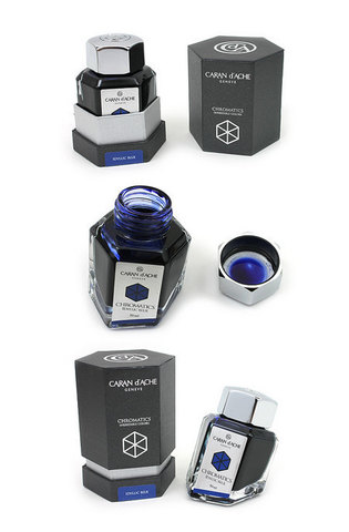 Флакон с чернилами Caran d’Ache Chromatics, 50 ml, Idyllic Blue (8011.140)